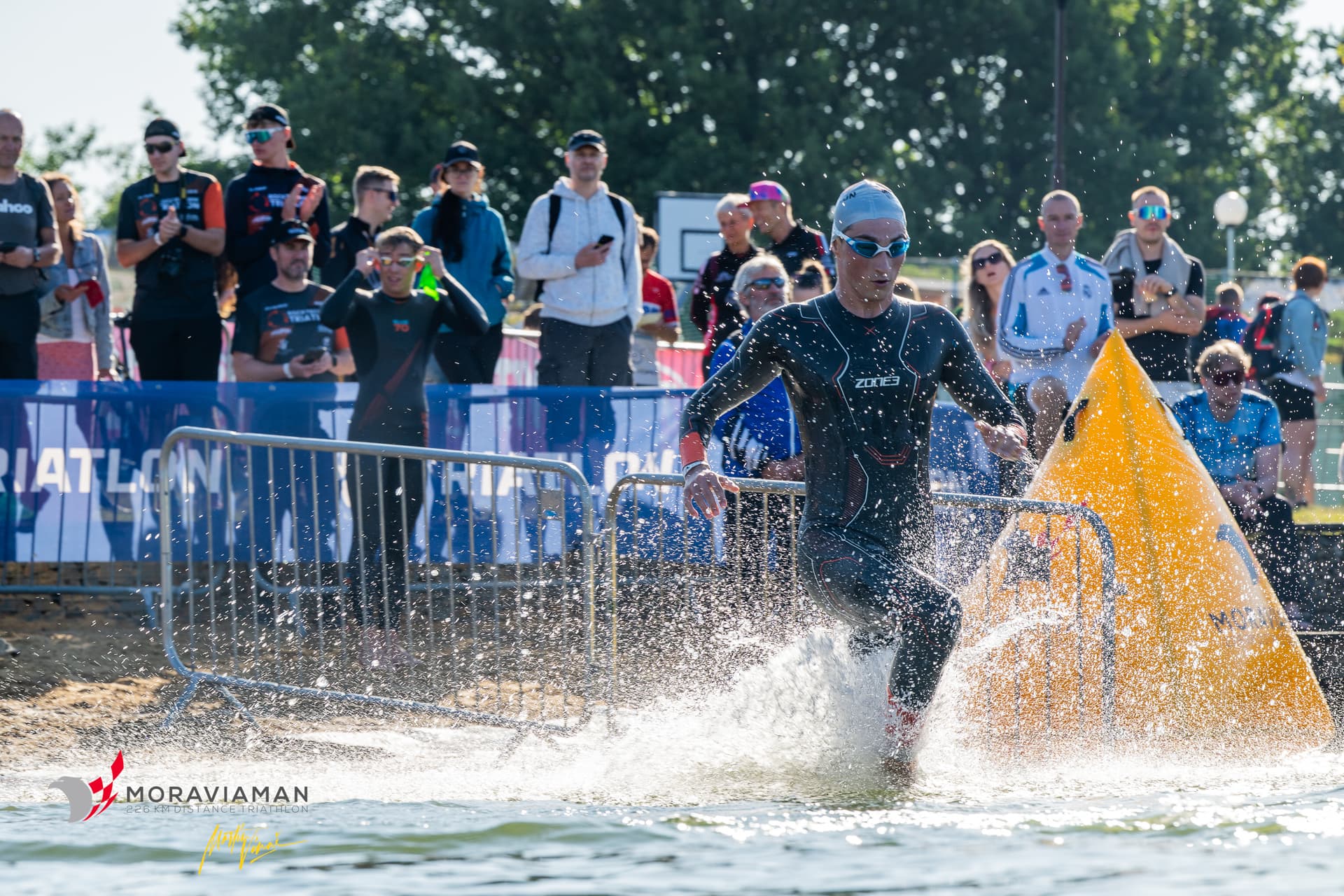 Start plavecké části